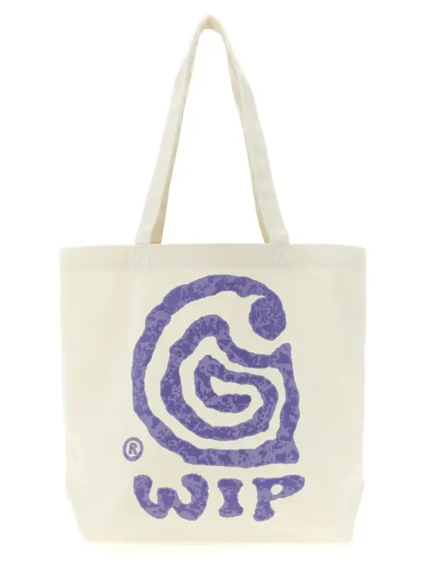 'Canvas Graphic Tote' shopping bag CARHARTT WIP White