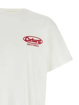 'LOGO' T-shirt Man CARHARTT WIP White