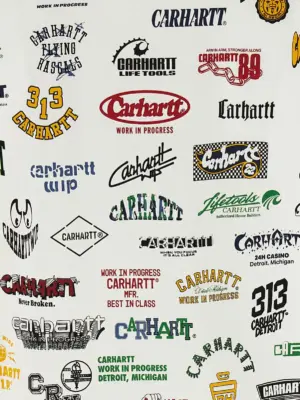 'LOGO' T-shirt 100% organic cotton CARHARTT WIP White