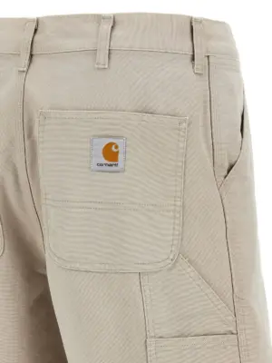 'Single knee' bermuda shorts 100% organic cotton CARHARTT WIP Beige