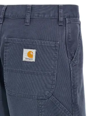 'Single knee' bermuda shorts 100% organic cotton CARHARTT WIP Blue