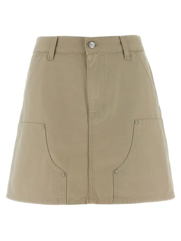 'Maeve Double Knee' skirt CARHARTT WIP Beige