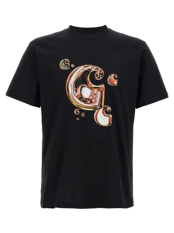 'Solar Chrome C-Logo' T-shirt CARHARTT WIP Black