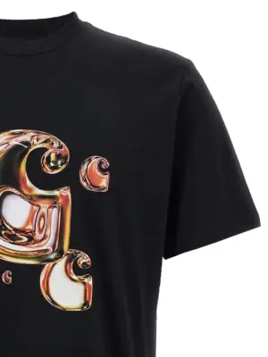 'Solar Chrome C-Logo' T-shirt Man CARHARTT WIP Black