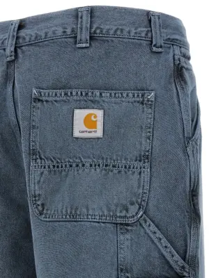'Single Knee' pants 100% cotton CARHARTT WIP Blue