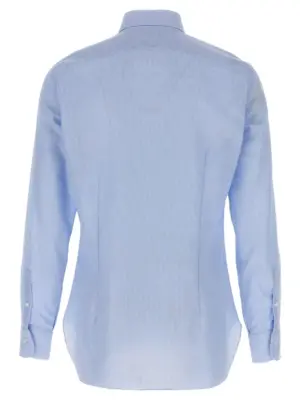 Honeycomb shirt I1U12P01470070003 BARBA Light Blue