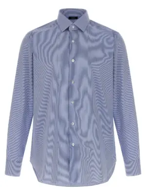 Striped shirt BARBA Light Blue