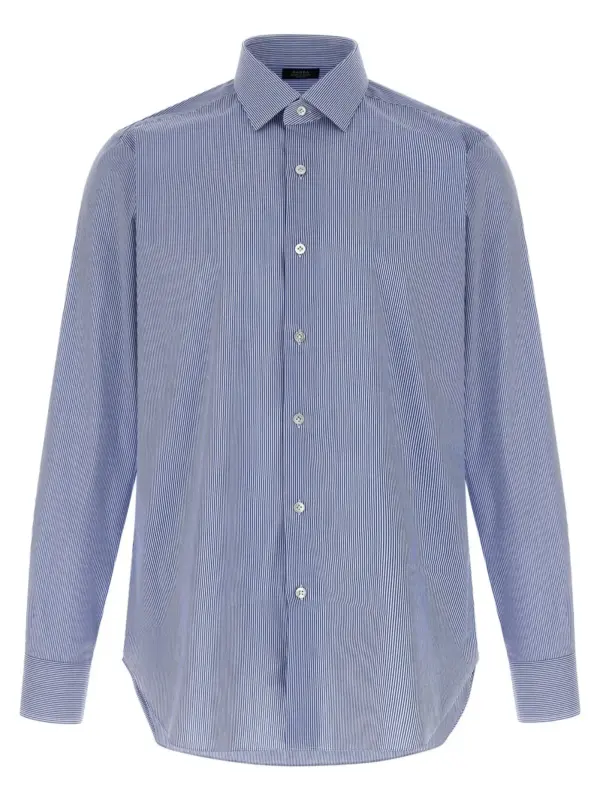 Striped shirt BARBA Light Blue