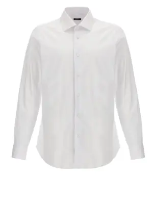 Poplin shirt BARBA White