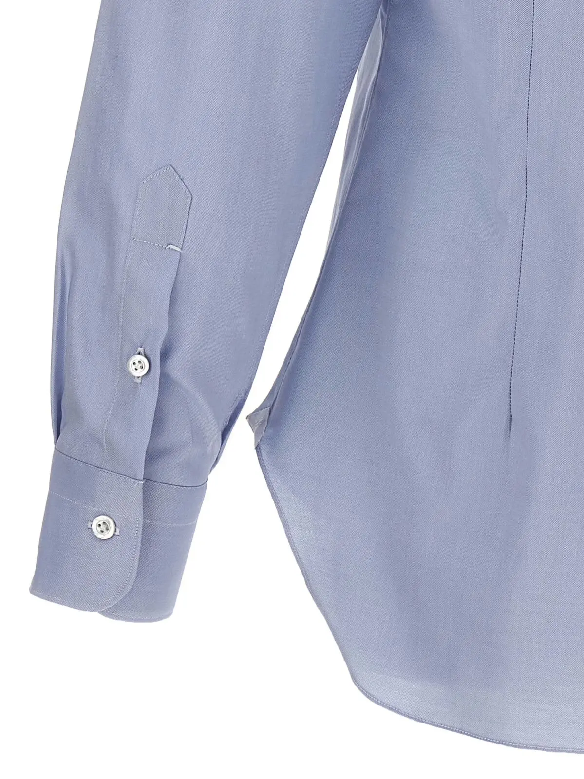 Сорочка Barba з попліну Блакитна 4 Poplin shirt 78% cotton 18% pcs 4% elastane BARBA Light Blue