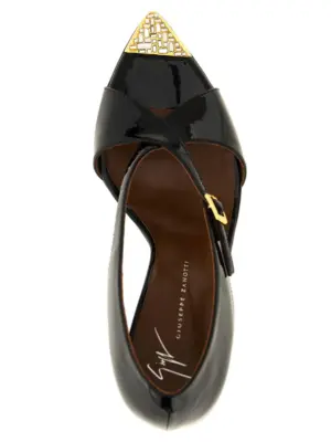 'Intrigo' sandals 100% calfskin leather (Bos Taurus) GIUSEPPE ZANOTTI Black