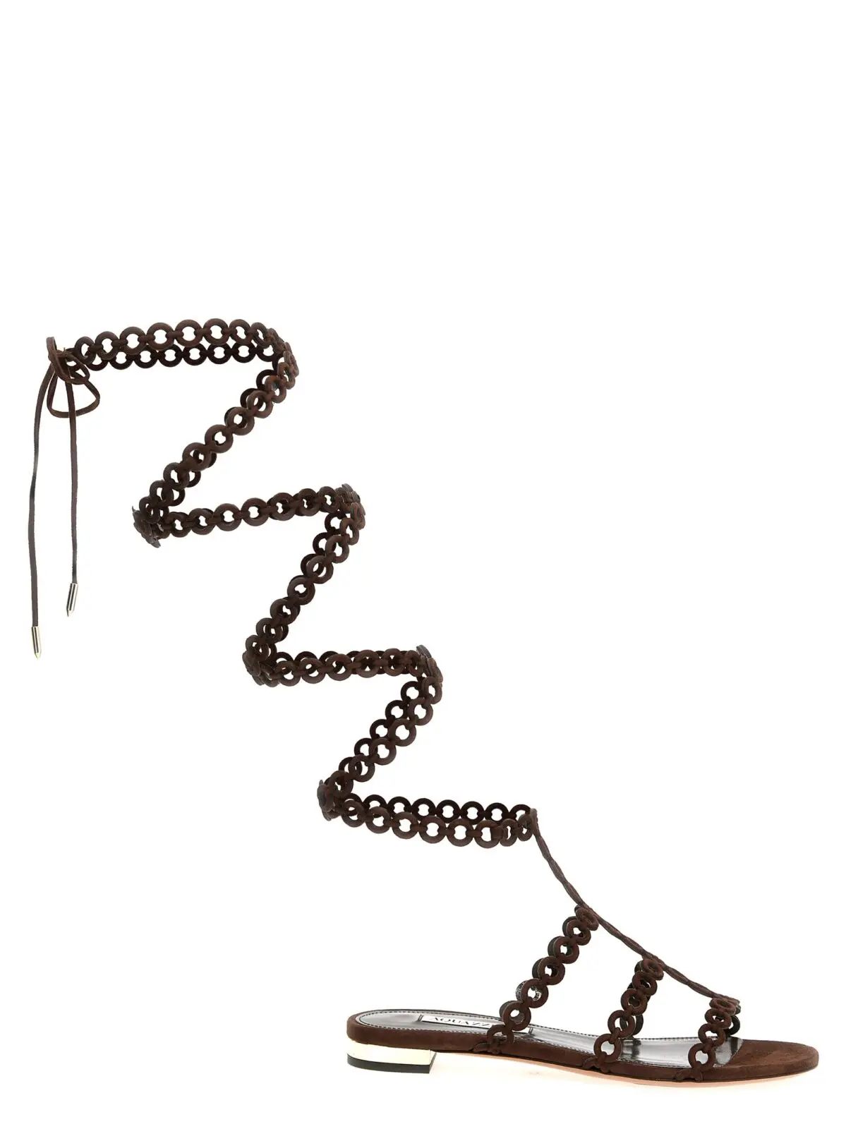 Босоніжки Aquazzura Infinity Chain Gladiator Коричневі 1 'Infinity Chain Gladiator' sandals AQUAZZURA Brown