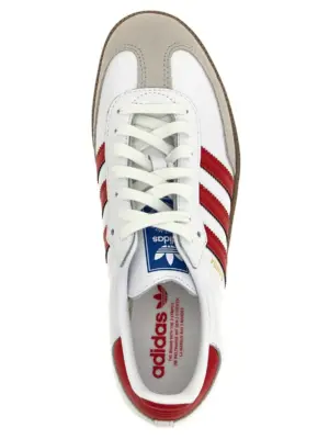 'Samba OG' sneakers 100% calfskin leather (Bos Taurus) ADIDAS ORIGINALS Red