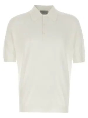 'Isis' polo shirt JOHN SMEDLEY White