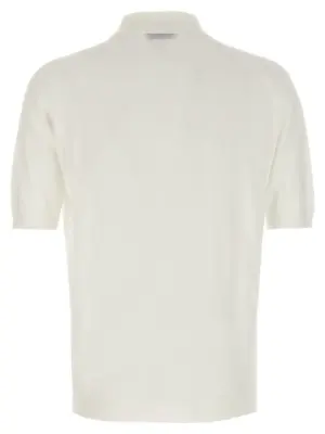 'Isis' polo shirt ISISWHITE JOHN SMEDLEY White