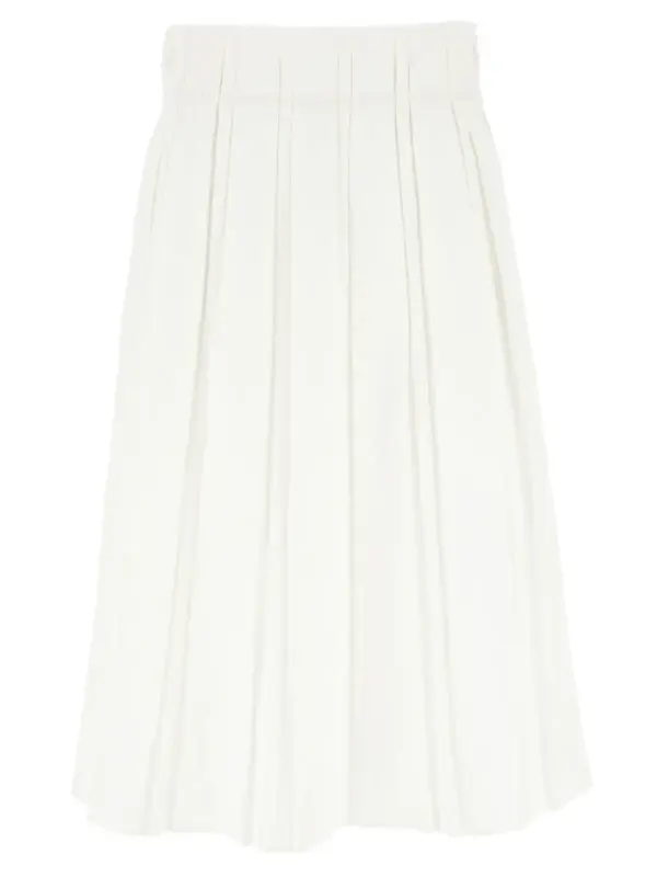 Midi skirt JIL SANDER White