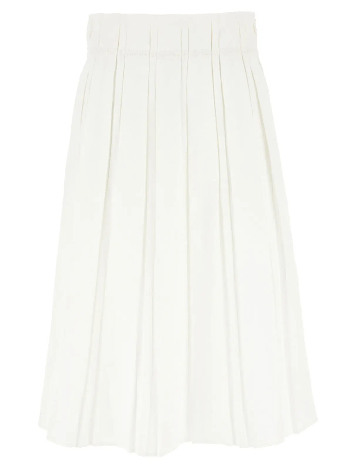 Спідниця міді Jil Sander Біла 1 Midi skirt JIL SANDER White