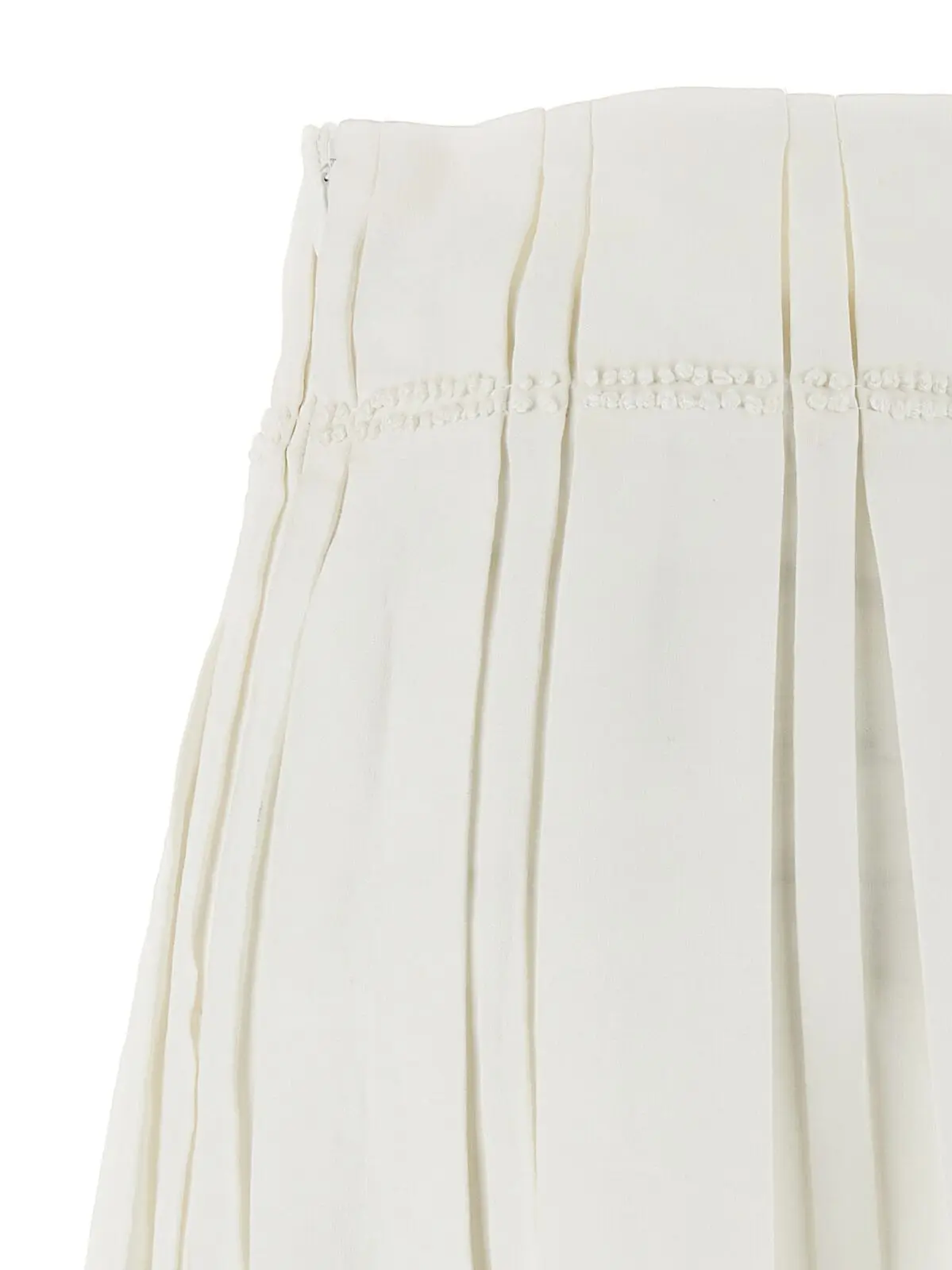 Спідниця міді Jil Sander Біла 4 Midi skirt 100% linen JIL SANDER White