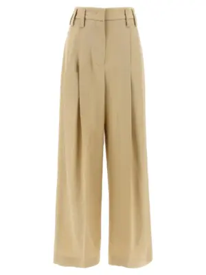 '100 AW 36' pants JIL SANDER Beige