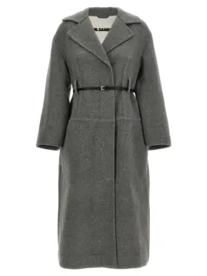 '02' coat JIL SANDER Gray