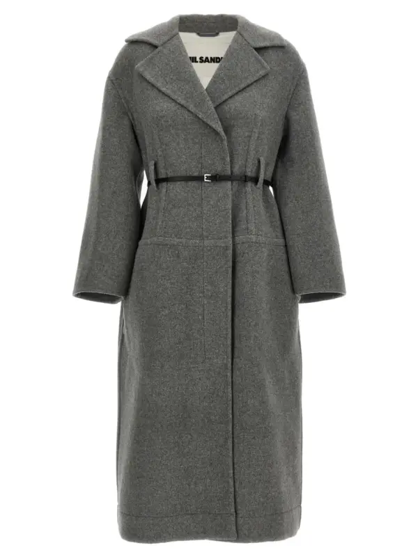 '02' coat JIL SANDER Gray