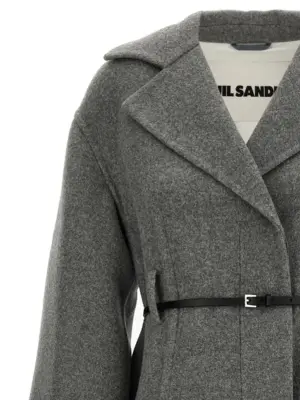 '02' coat Woman JIL SANDER Gray