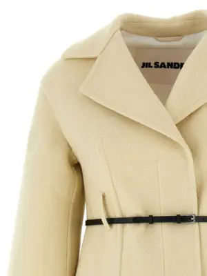 '02' coat Woman JIL SANDER White