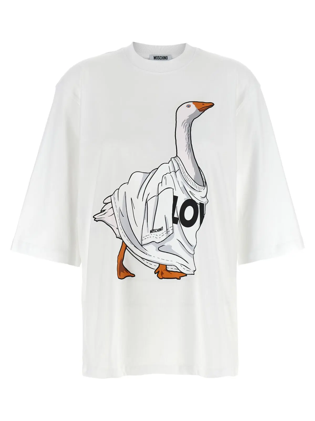 Футболка Moschino Front print Біла 1 Front print t-shirt MOSCHINO White