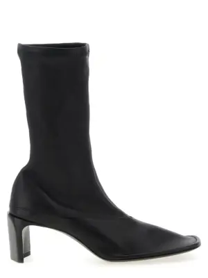 Nappa ankle boots JIL SANDER Black