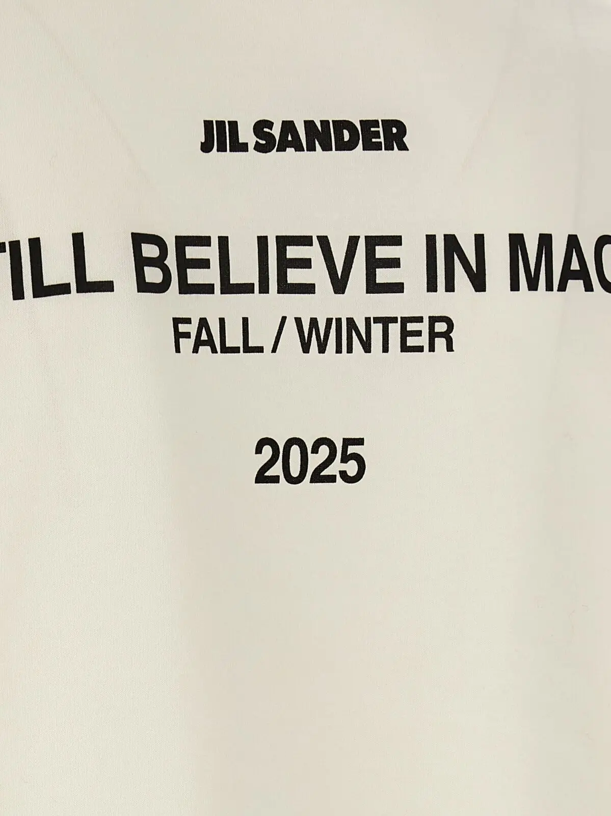 Футболка Jil Sander з принтом Біла 4 Printed T-shirt 100% cotton JIL SANDER White