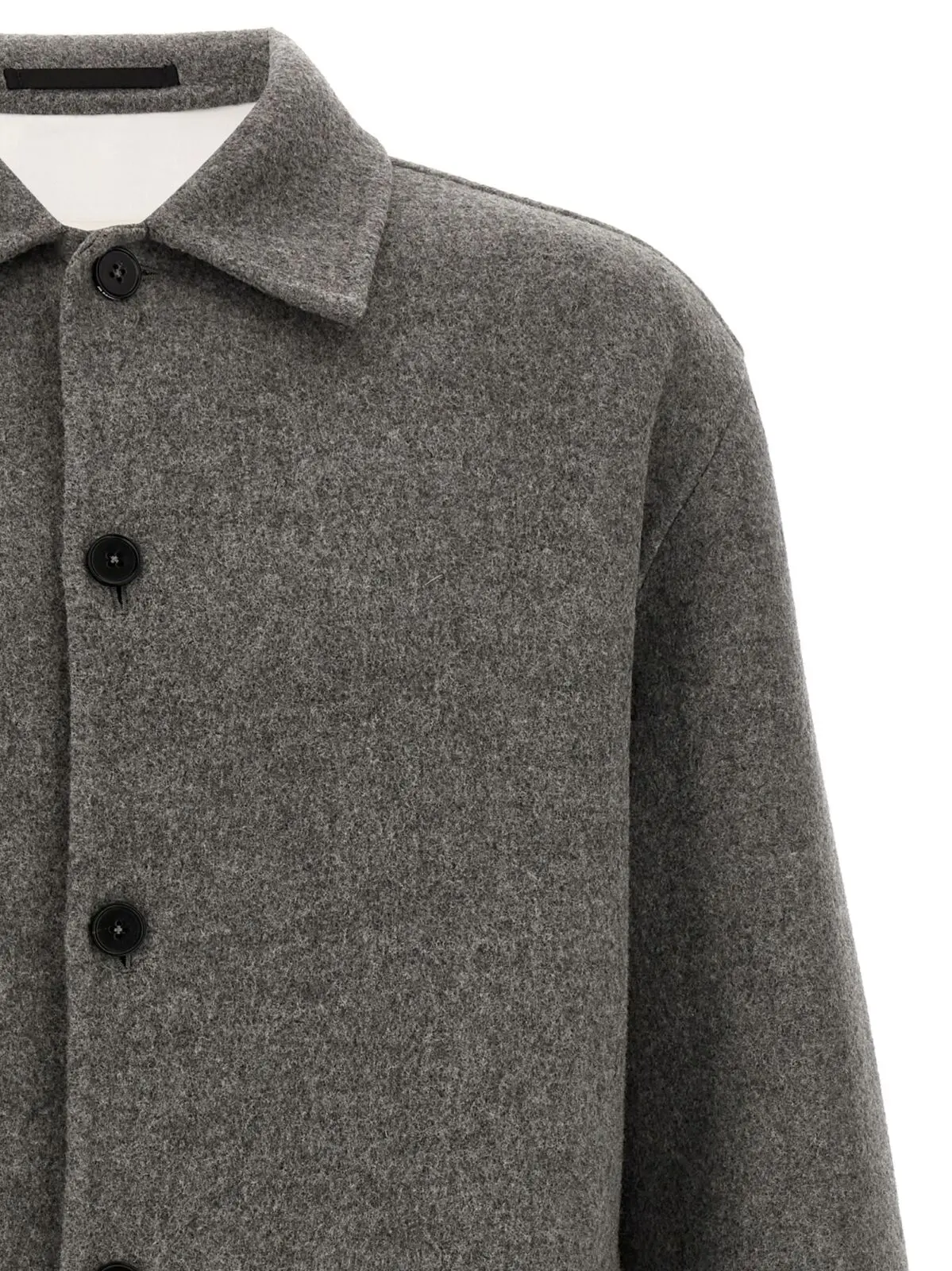 Сорочка Jil Sander з вовни Сіра 3 Wool overshirt Man JIL SANDER Gray