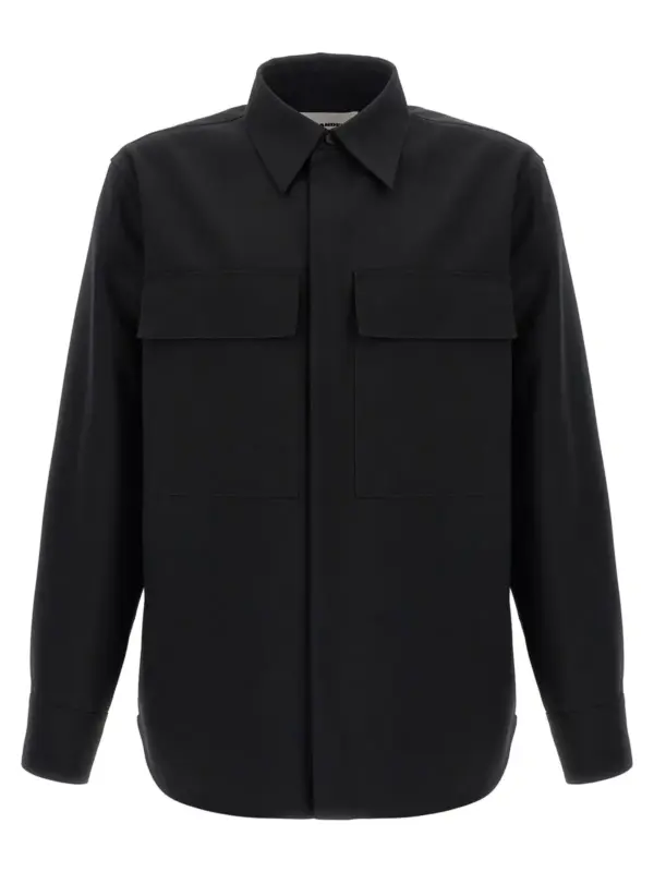 '08' shirt JIL SANDER Black