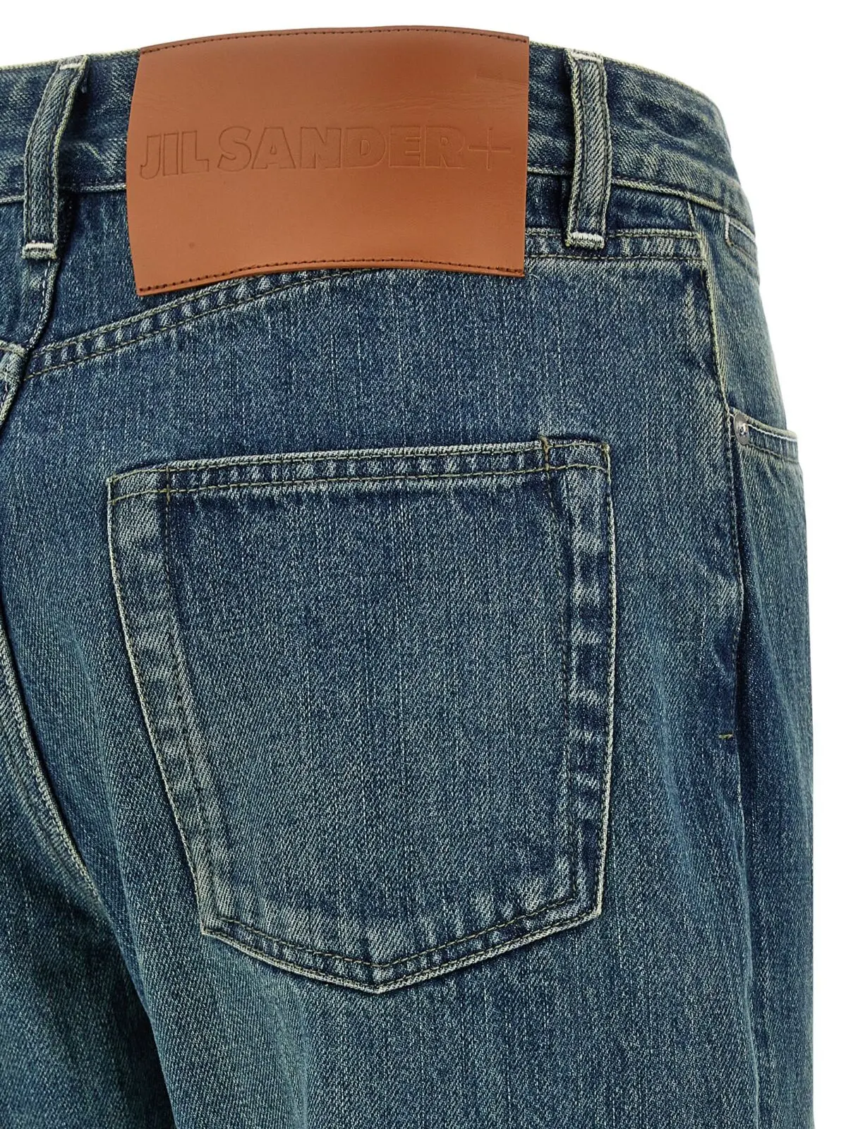 Джинси Slim twist Jil Sander Сині 4 'Slim twist' jeans 100% cotton JIL SANDER Blue