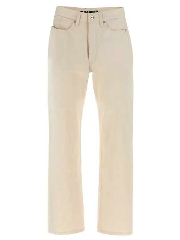 Japanese denim jeans JIL SANDER Beige