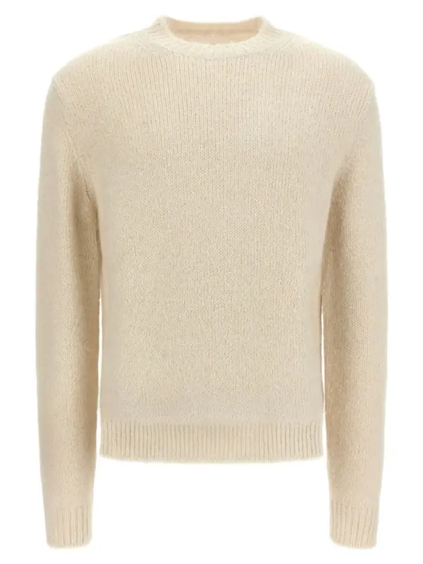Alpaca wool sweater JIL SANDER White