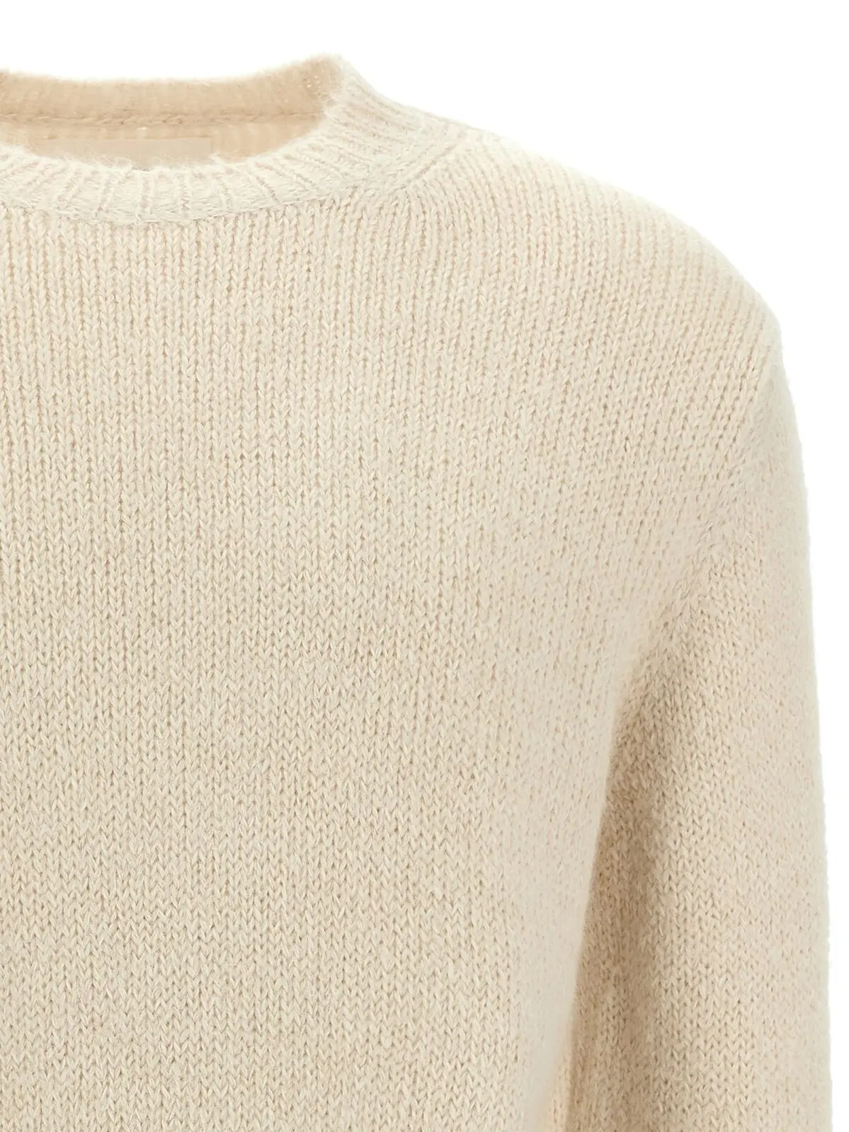 Светр Jil Sander з вовни альпака Білий 3 Alpaca wool sweater Man JIL SANDER White