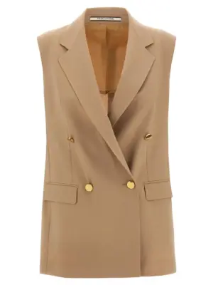'Bernice' vest TAGLIATORE Beige