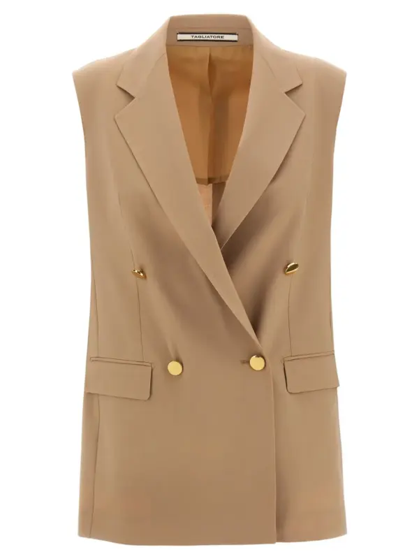 'Bernice' vest TAGLIATORE Beige