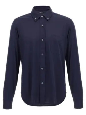 Button-down shirt TOM FORD Blue