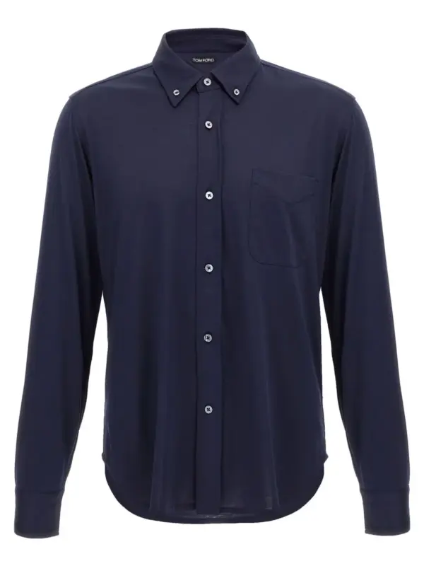 Button-down shirt TOM FORD Blue