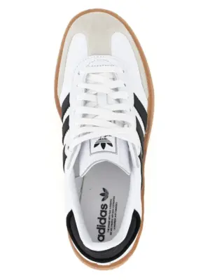 'Sambae' sneakers 100% calfskin leather ADIDAS ORIGINALS White/Black