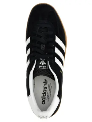'Gazelle Indoor' sneakers 100% calfskin leather (Bos Taurus) ADIDAS ORIGINALS Black