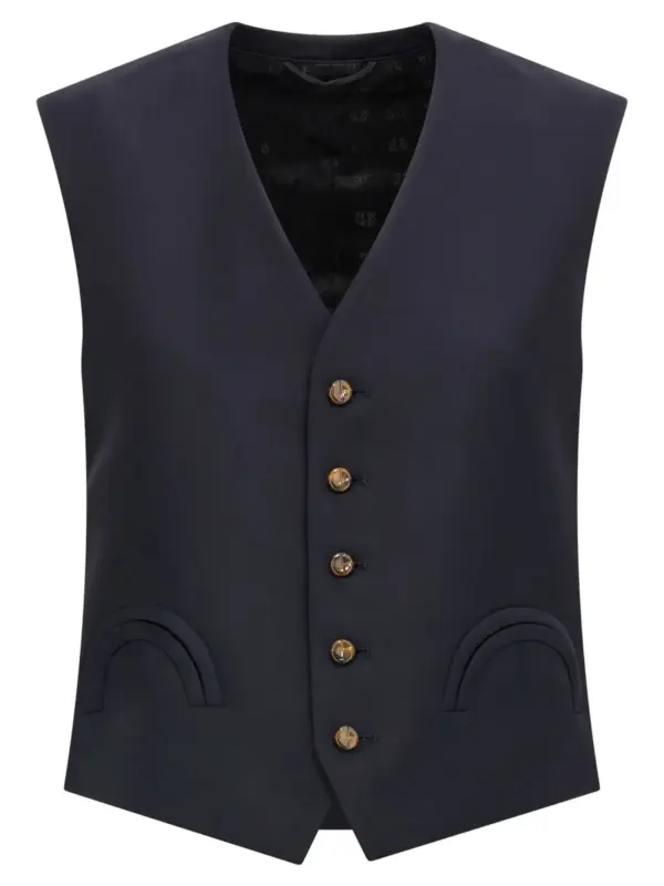 'First Class Feral' vest BLAZÉ MILANO Blue