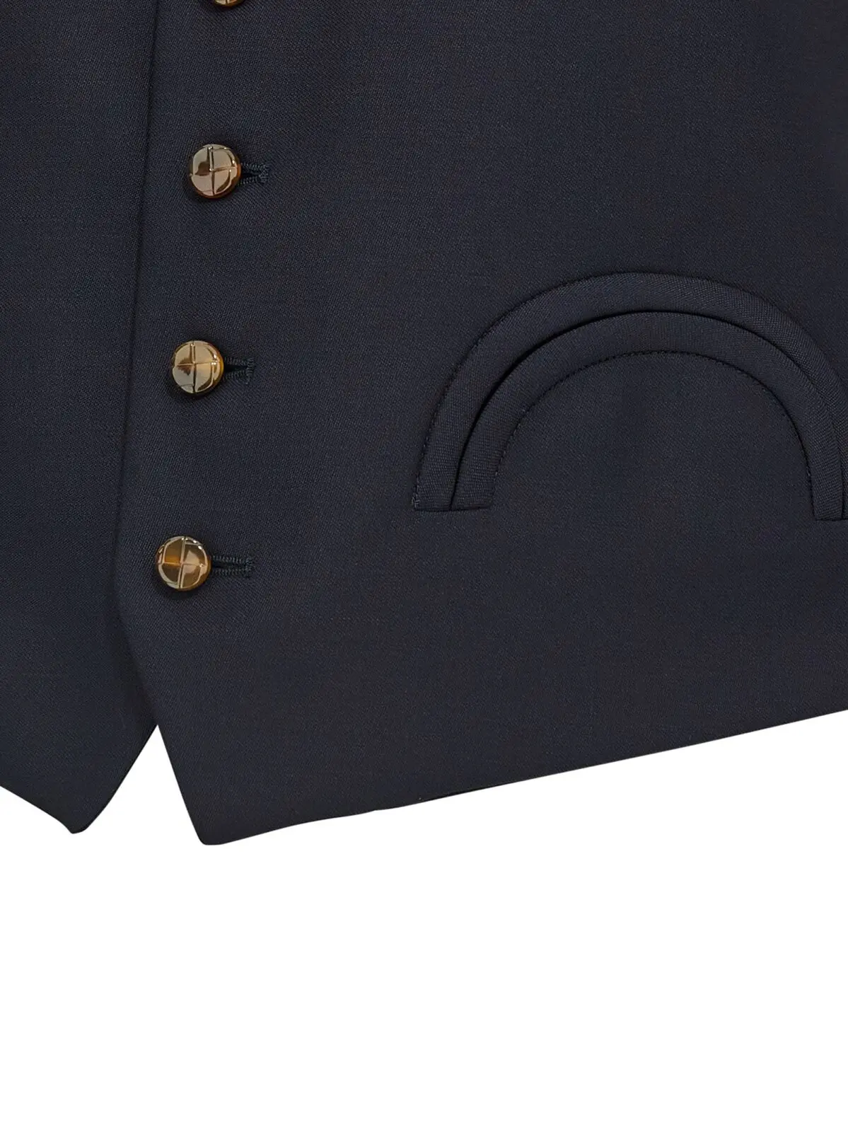 Жилет First Class Feral Blazé Milano Синій 4 'First Class Feral' vest 71% virgin wool 29% mohair BLAZÉ MILANO Blue