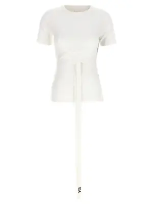 Lyoncell T-shirt Y-3 White/Black