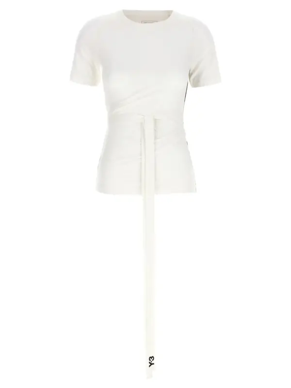 Lyoncell T-shirt Y-3 White/Black