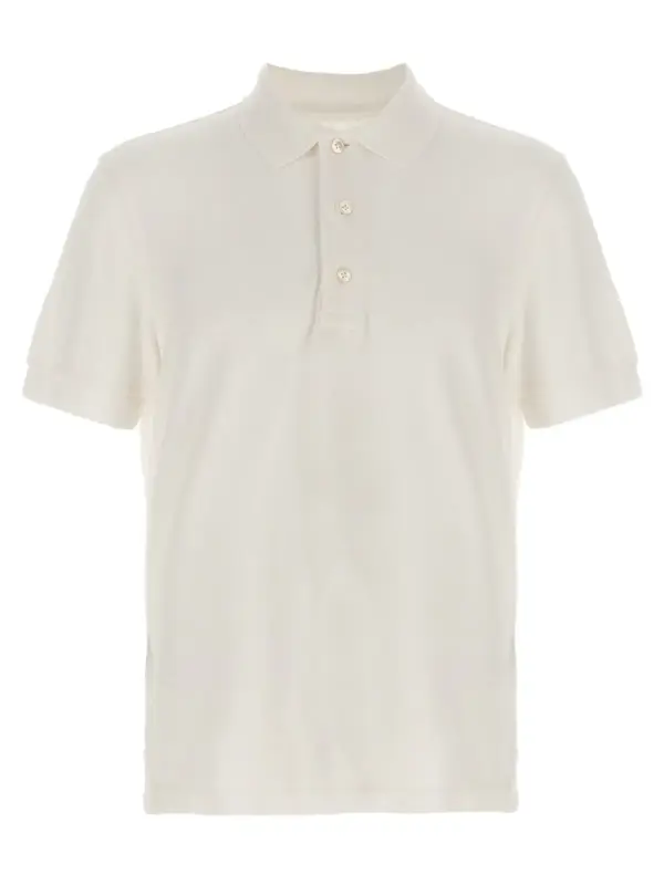 Piqué polo shirt TOM FORD White