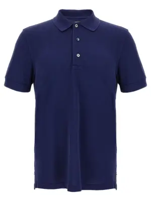 Piqué polo shirt TOM FORD Blue