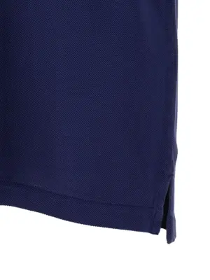 Piqué polo shirt 67% lyocell 33% cotton TOM FORD Blue