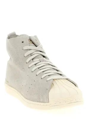 Superstar Hi' sneakers Adidas Originals by WB JQ7633SUPCOLCREWHTGOLDMT ADIDAS ORIGINALS Gray